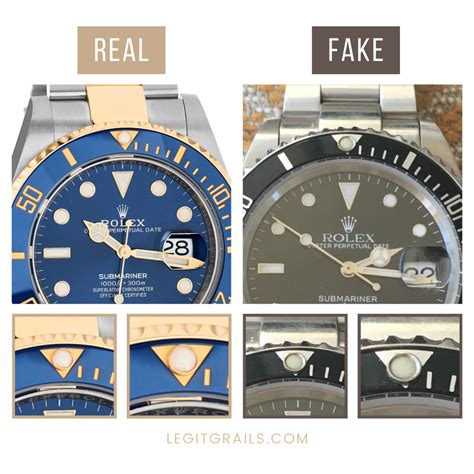 rolex submariner how to spot a fake